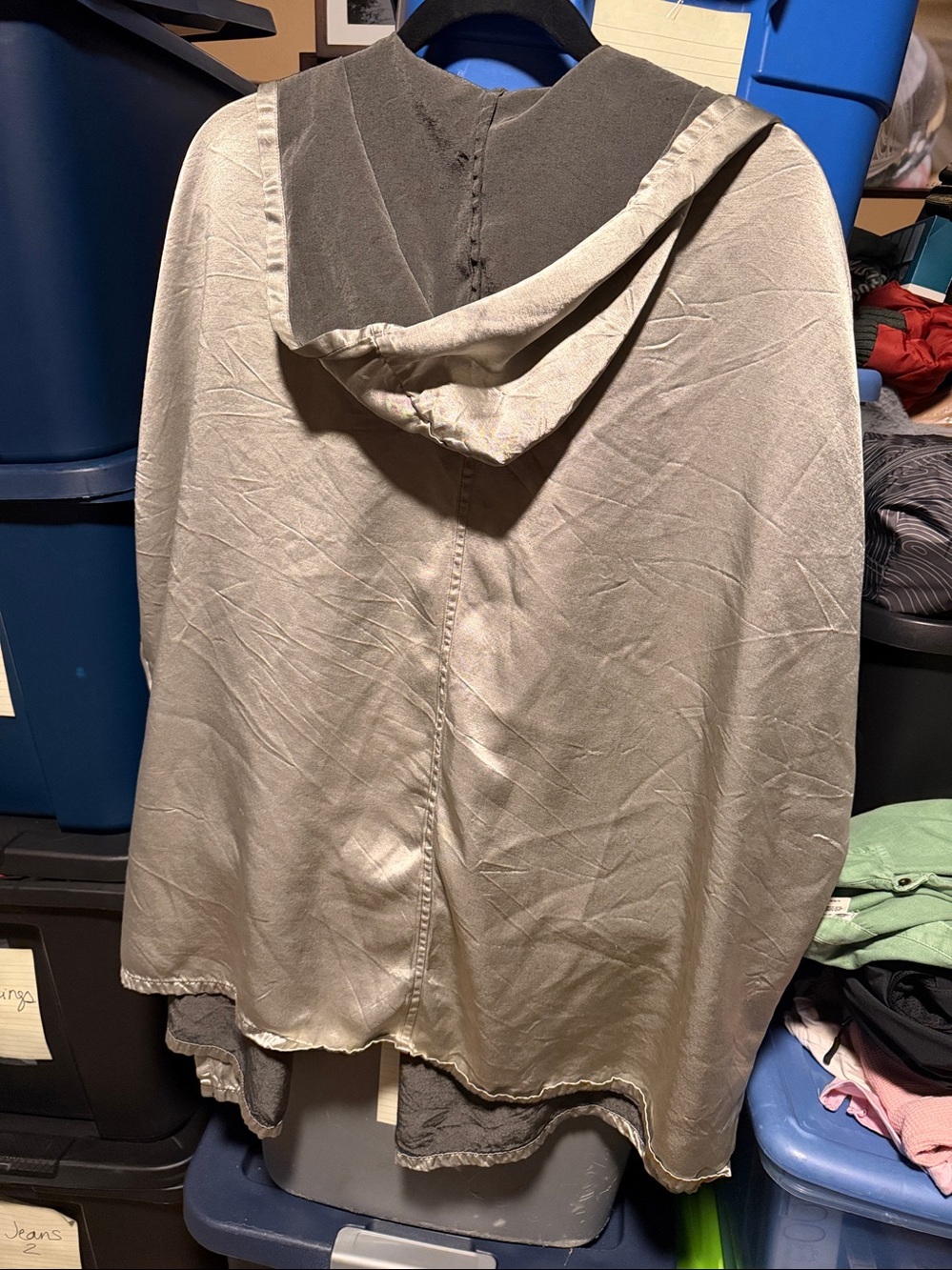 Bryn Walker silky sleeveless cardigan hoodie (S) EUC! - Picture 6 of 9
